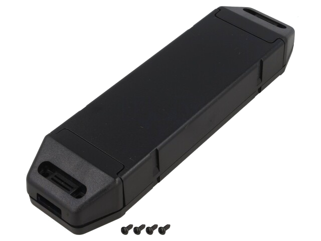 Behuizing: voor voedingseenheid; X: 44mm; Y: 163mm; Z: 24mm; ABS Behuizing: voor voedingseenheid; X: 44mm; Y: 163mm; Z: 24mm; ABS